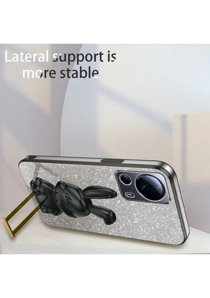 Xiaomi 13 Lite Glitter Tavşan Kickstand Telefon Kapağı (Yurt Dışından) fırsatları