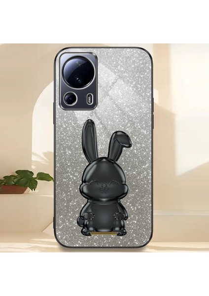 Xiaomi 13 Lite Glitter Tavşan Kickstand Telefon Kapağı (Yurt Dışından) indirimleri
