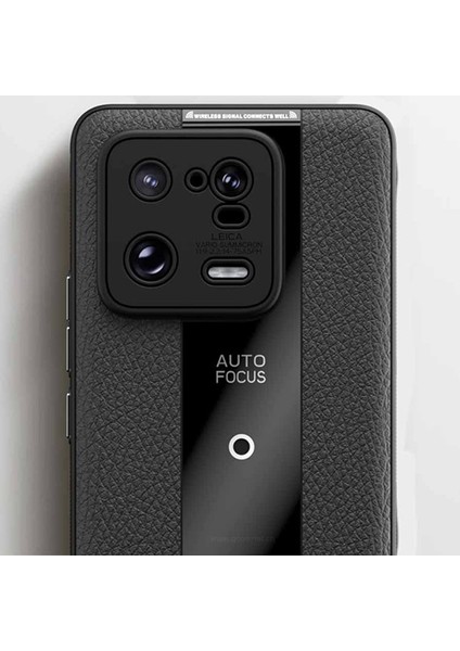 Xiaomi 13 Deri Kaplamalı Tpu + Akrilik Şok Emici Kabuk (Yurt Dışından)