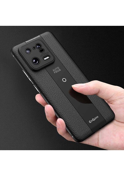 Xiaomi 13 Deri Kaplamalı Tpu + Akrilik Şok Emici Kabuk (Yurt Dışından)
