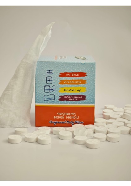 Sıkıştırılmış Tablet Mendil modelleri