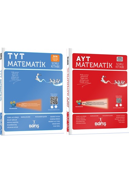 Barış Yayınları 2024 TYT + AYT Matematik Soru Bankası Seti 2 Kitap