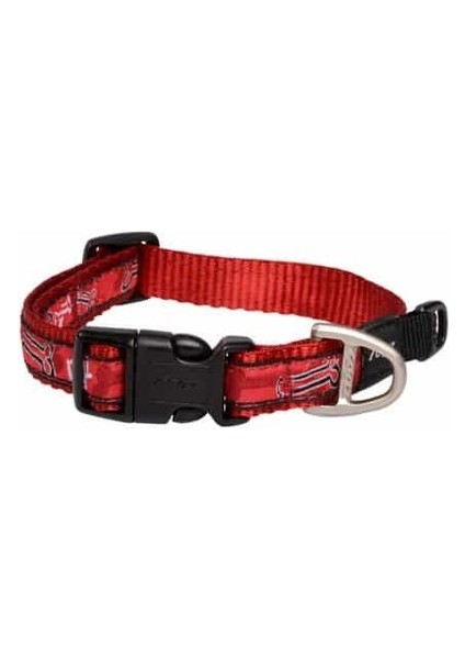 Fancy Dress Halsband Xl Red Rogz Bone Extra Boyun Tasması