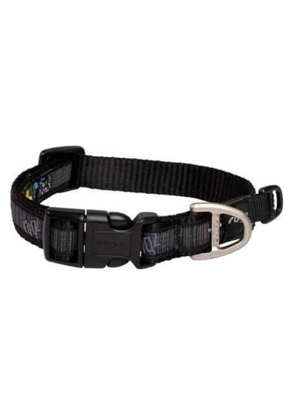 Fancy Dress Halsband L Multi Bone Black Boyun Tasması