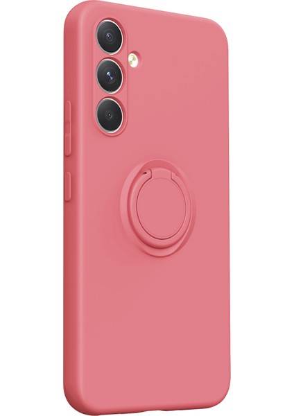 Samsung Galaxy S24 Plus Sıvı Silikon Kılıf Halkalı Kickstand Telefon Kapağı (Yurt Dışından) indirimleri