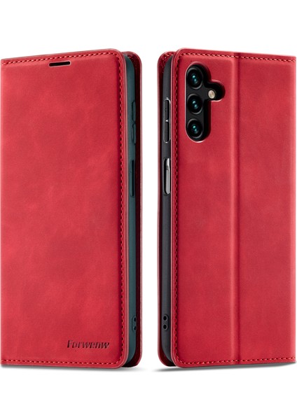 Samsung Galaxy A05S 4g Cilt Dokunuşlu Manyetik Folyo Kapak (Yurt Dışından)