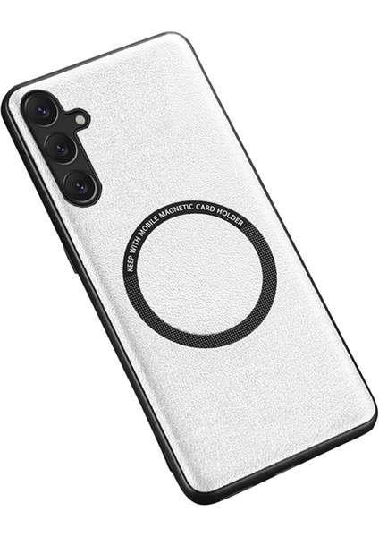 Samsung Galaxy A15 4g / 5g Deri+Tpu Telefon Kabuğu Magsafe ile Uyumlu (Yurt Dışından)