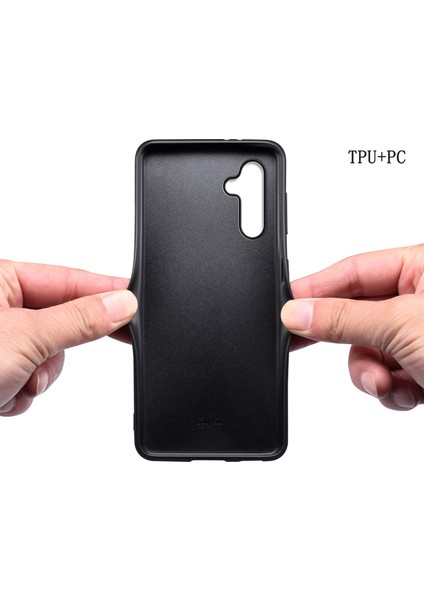 Samsung Galaxy A15 4g / 5g Hibrit Deri Kaplamalı Pc+Tpu Darbeye Dayanıklı Kapak (Yurt Dışından)