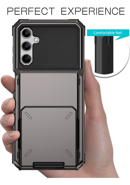 Samsung Galaxy A15 4g / 5g Pc+Tpu Çift Katmanlı Darbeye Dayanıklı Kapak (Yurt Dışından)