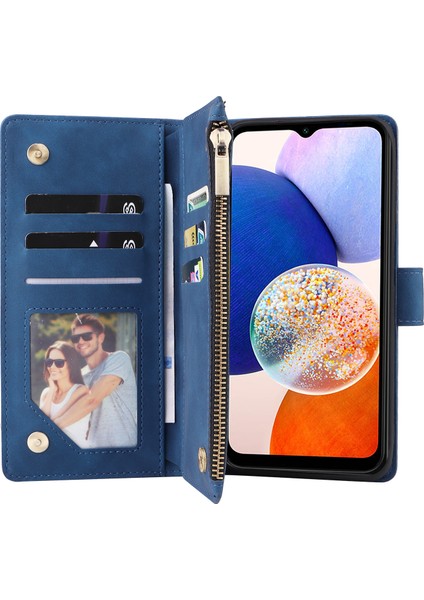 Samsung Galaxy A24 4g Pu Deri Kart Yuvaları Fermuarlı Telefon Kapağı (Yurt Dışından) modelleri