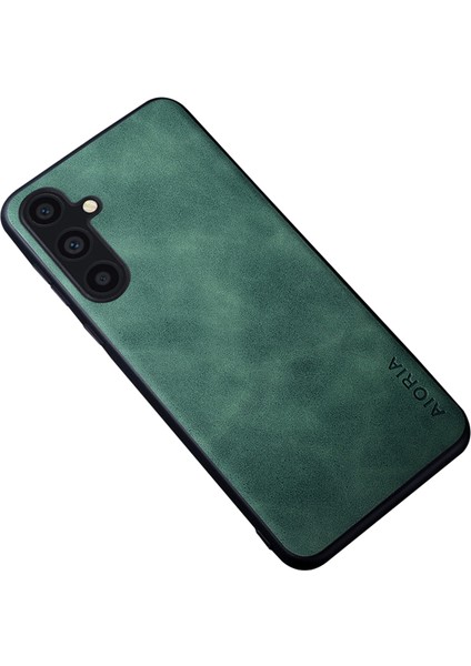 Samsung Galaxy A34 5g Pu Deri Kaplamalı Pc+Tpu Düşmeye Dayanıklı Kapak (Yurt Dışından)