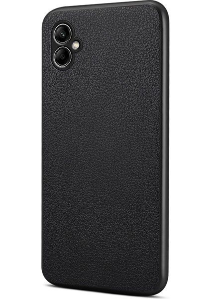 Samsung Galaxy A05 4g Pu Deri Kaplamalı Pc + Tpu Koruyucu Kaymaz Telefon Kapağı (Yurt Dışından)