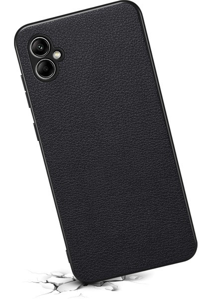 Samsung Galaxy A05 4g Pu Deri Kaplamalı Pc + Tpu Koruyucu Kaymaz Telefon Kapağı (Yurt Dışından)