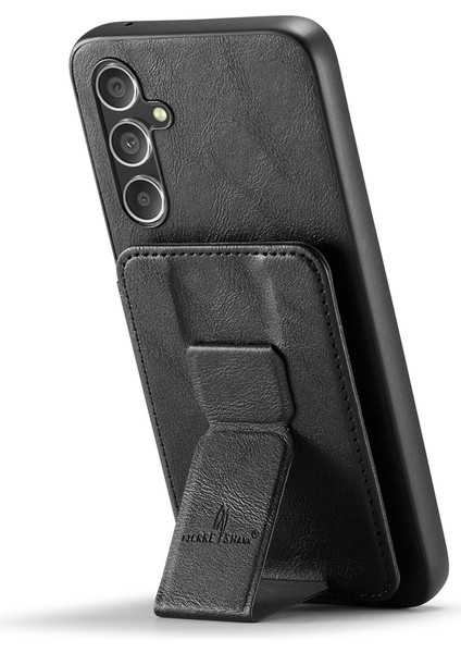 Samsung Galaxy S24 Plus Deri Kaplamalı Tpu Kart Tutucu Telefon Kapağı (Yurt Dışından)