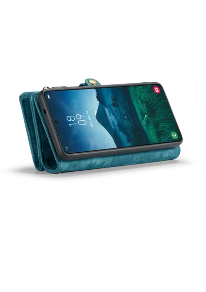 Samsung Galaxy S24 Plus Çıkarılabilir Deri Fermuar Cüzdan Telefon Kapağı (Yurt Dışından)