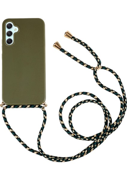 Samsung Galaxy A25 5g Biyobozunur Buğday Samanı+Tpu Kapak ve Kordon (Yurt Dışından)