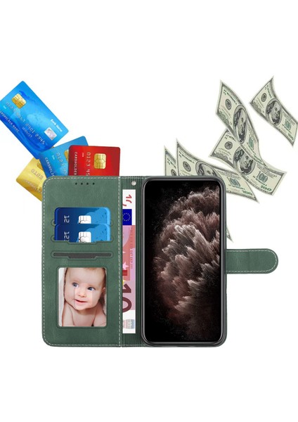 Samsung Galaxy S24 Pu Deri Cüzdan Kapak Katlanır Stand Cep Telefonu Kılıfı (Yurt Dışından) modelleri