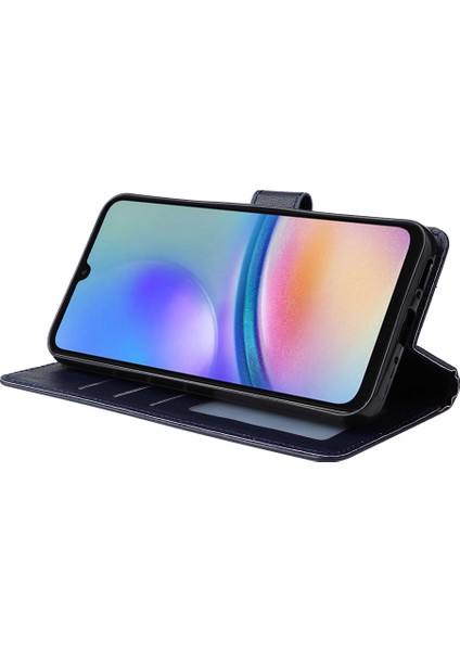 Samsung Galaxy A25 5g Pu Deri Cüzdan Cep Telefonu Standı Kapağı (Yurt Dışından)