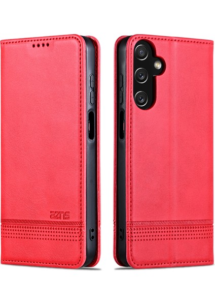 Samsung Galaxy A25 5g Pu Deri Kılıf Telefon Cüzdan Kapağı (Yurt Dışından)