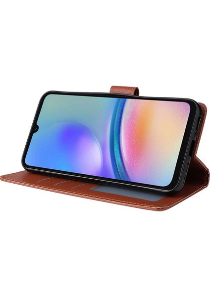 Samsung Galaxy A25 5g Pu Deri Cüzdan Cep Telefonu Standı Kapağı (Yurt Dışından)