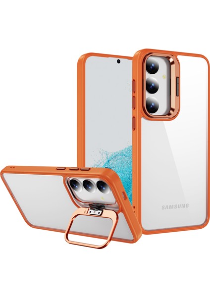 Samsung Galaxy S24 Tpu+Akrilik Kickstand Düşmeyi Önleyici Telefon Kılıfı (Yurt Dışından)