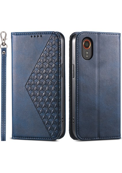 Samsung Galaxy Xcover 7 Pu Deri + Tpu Cep Telefonu Standı Kapağı (Yurt Dışından)