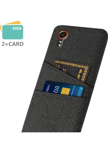 Samsung Galaxy Xcover 7 Kumaş Dokusu Darbeye Dayanıklı Kapak (Yurt Dışından) fiyatları