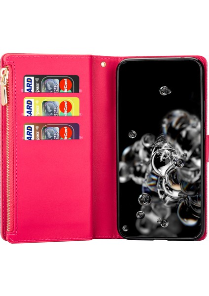 Samsung Galaxy A25 5g Cüzdan Kılıf Simli Deri Kapak (Yurt Dışından)