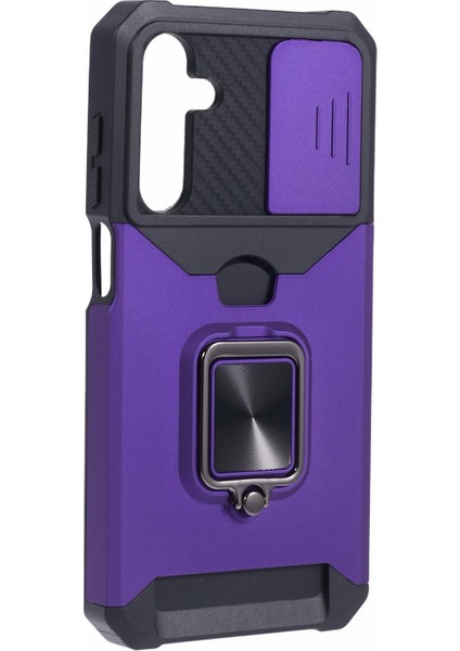 Samsung Galaxy A25 5g Kart Tutucu Pc + Tpu Telefon Kickstand Kapağı (Yurt Dışından) indirimleri