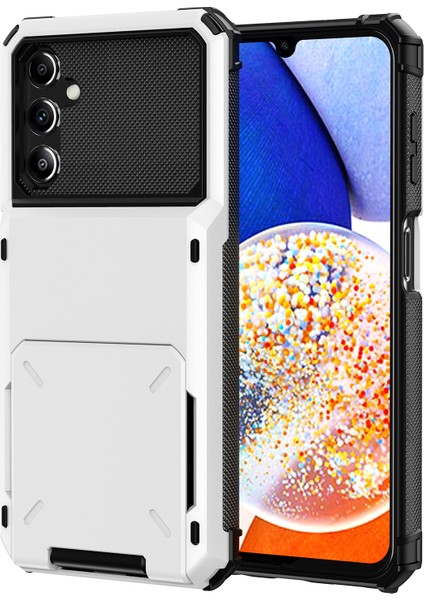 Samsung Galaxy S24 Kart Tutucu Kapak Açık Tasarım Pc + Tpu Telefon Kapağı (Yurt Dışından)