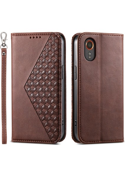 Samsung Galaxy Xcover 7 Pu Deri + Tpu Cep Telefonu Standı Kapağı (Yurt Dışından)