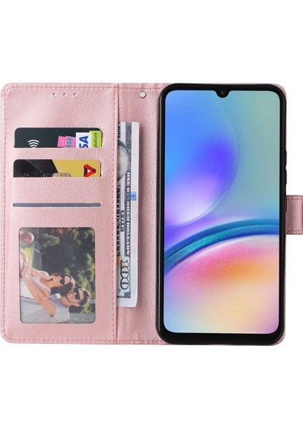 Samsung Galaxy A54 5g Darbeye Dayanıklı Pu Deri Kılıf Cüzdan Manyetik Telefon Standı Kapağı (Yurt Dışından)