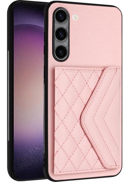 Samsung Galaxy S23+ Kart Çantası Kickstand Düşmeye Dayanıklı Kapak (Yurt Dışından)