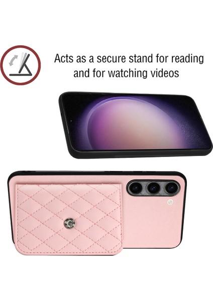Samsung Galaxy S23+ Kart Çantası Kickstand Düşmeye Dayanıklı Kapak (Yurt Dışından) fiyatları