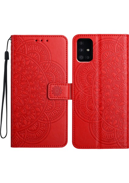 Samsung Galaxy A71 4g SM-A715 Folyo Pu Deri Telefon Kılıfı (Yurt Dışından)