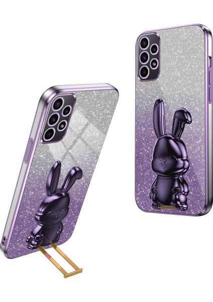 Samsung Galaxy A52S 5g / A52 4g/5g Pc+Tpu Düşmeyi Önleyici Telefon Kickstand Kapağı (Yurt Dışından)