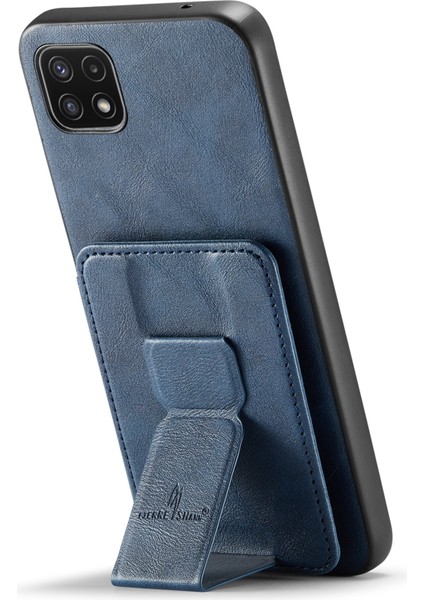 Samsung Galaxy A22 5g Kart Yuvaları Deri+Tpu Telefon Kılıfı (Yurt Dışından)