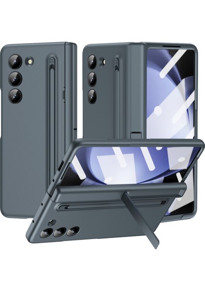 Samsung Galaxy Z Fold5 5g Tam Koruma Kılıfı Sert Pc Kickstand Telefon Kapağı (Yurt Dışından)