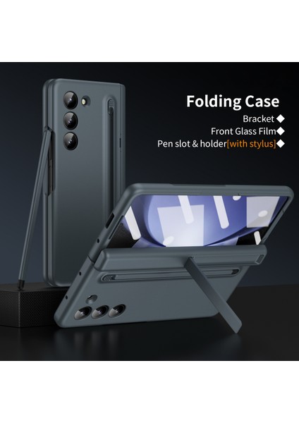 Samsung Galaxy Z Fold5 5g Tam Koruma Kılıfı Sert Pc Kickstand Telefon Kapağı (Yurt Dışından) modelleri