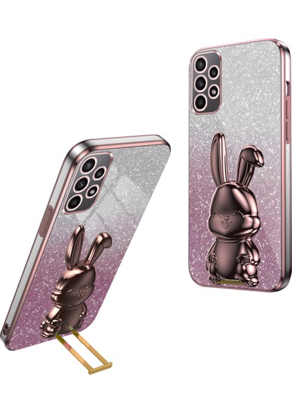 Samsung Galaxy A52S 5g / A52 4g/5g Pc+Tpu Düşmeyi Önleyici Telefon Kickstand Kapağı (Yurt Dışından)