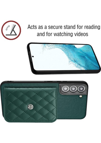 Samsung Galaxy S22 5g Kart Çanta Telefon Arka Kapak (Yurt Dışından)
