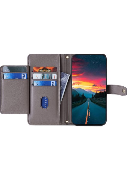 Samsung Galaxy A22 5g 2 Askılı Pu Deri Kılıf (Yurt Dışından)
