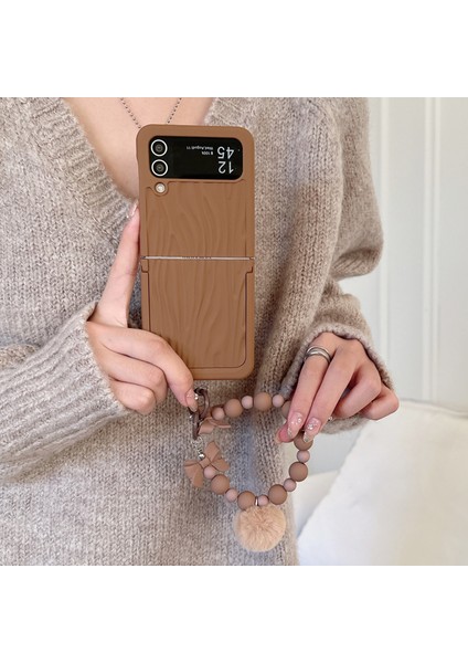 Samsung Galaxy Z Flip4 5g Kickstand Pc Telefon Kılıfı (Yurt Dışından)