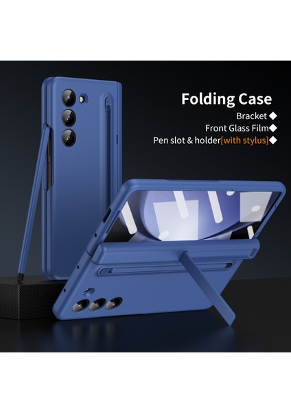 Samsung Galaxy Z Fold5 5g Tam Koruma Kılıfı Sert Pc Kickstand Telefon Kapağı (Yurt Dışından) modelleri