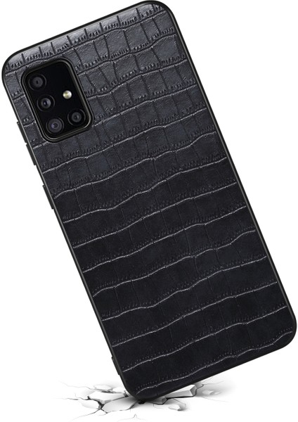 Samsung Galaxy A51 4g SM-A515 Pu Deri Kaplamalı Tpu+Pc Kaymaz Kavrama Telefon Kapağı (Yurt Dışından) fiyatları