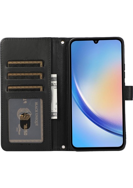 Samsung Galaxy A14 Deri Kılıf Fermuarlı Cep Telefonu Kılıfı Askılı (Yurt Dışından) fiyatları