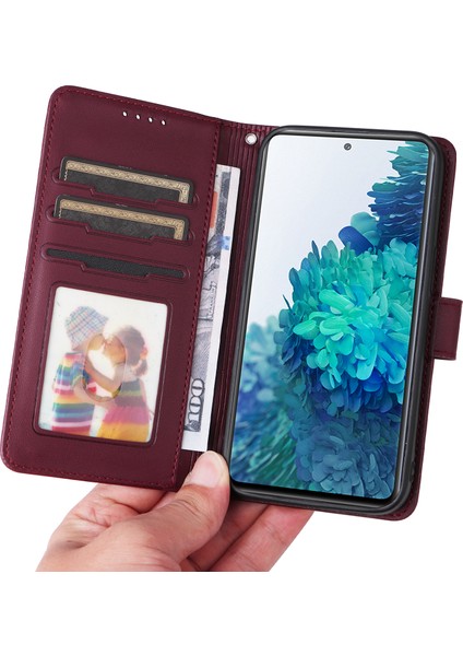 Samsung Galaxy S20 Fe / S20 Fe 2022 / S20 Lite Ayrılabilir Deri Cep Telefonu Kapağı (Yurt Dışından)