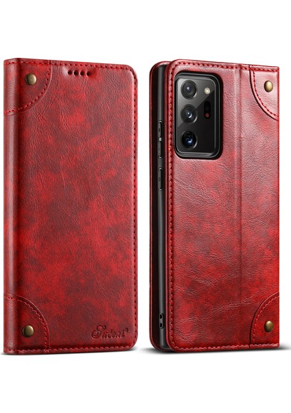 Samsung Galaxy NOTE20 Ultra Deri+Tpu Telefon Kılıfı (Yurt Dışından)