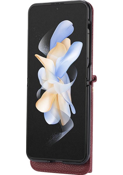 Samsung Galaxy Z Flip3 5g Pu Deri Fermuar Kredi Telefon Arka Kapak (Yurt Dışından)