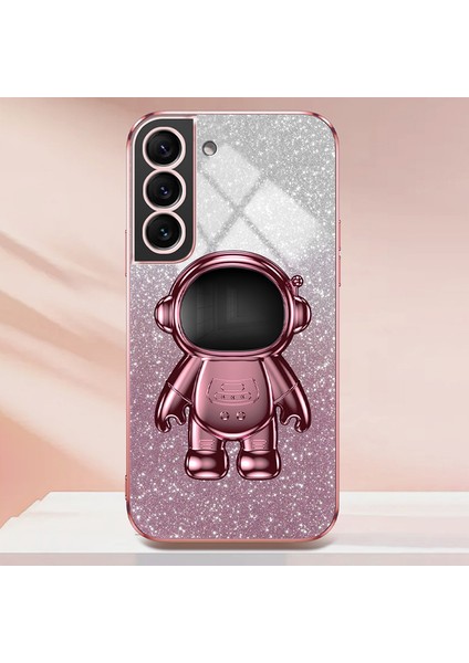 Samsung Galaxy S22 + 5g Elektro Kaplama Kılıfı Kickstand Telefon Kapağı (Yurt Dışından)